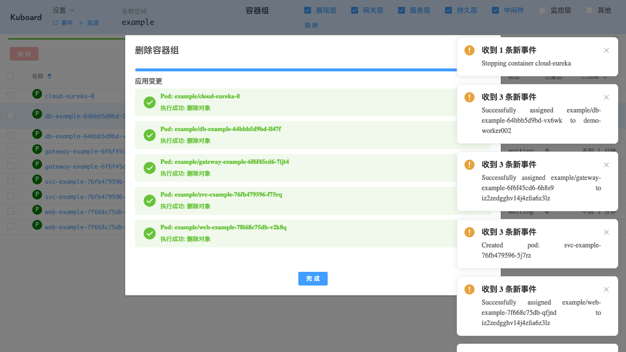 Kubernetes教程：在Kuboard中监控-重启容器组-执行